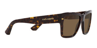 Dolce & Gabbana 0DG4431 men Havana Squared Sunglasses