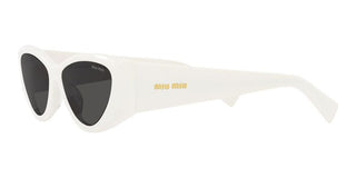 Miu Miu 0MU 06YS women White Cat Eye Sunglasses