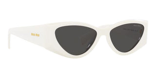 Miu Miu 0MU 06YS women White Cat Eye Sunglasses