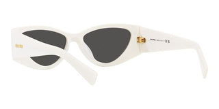 Miu Miu 0MU 06YS women White Cat Eye Sunglasses