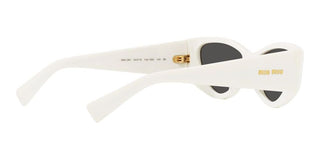 Miu Miu 0MU 06YS women White Cat Eye Sunglasses