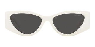 Miu Miu 0MU 06YS women White Cat Eye Sunglasses