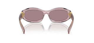 Miu Miu 0MU 14ZS women Violet Oval Sunglasses