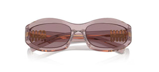 Miu Miu 0MU 14ZS women Violet Oval Sunglasses