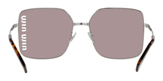 Miu Miu 0MU 51YS women Silver Oversize Sunglasses