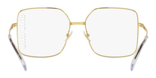 Miu Miu 0MU 51YS women Gold Oversize Sunglasses