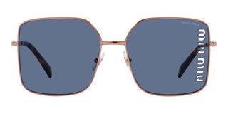 Miu Miu 0MU 51YS women Rose gold Oversize Sunglasses