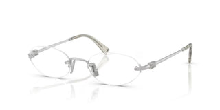 Miu Miu 0MU 53WV women Silver Oval Eyeglasses