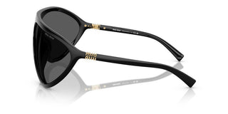 Miu Miu 0MU A01S women Black Visor Sunglasses