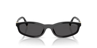 Miu Miu 0MU A06S women Black Oval Sunglasses