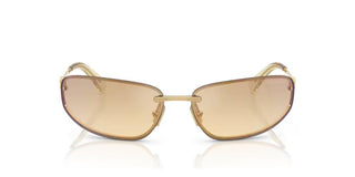 Miu Miu 0MU A50S women Gold Geometric Sunglasses