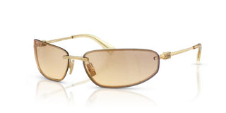 Miu Miu 0MU A50S women Gold Geometric Sunglasses