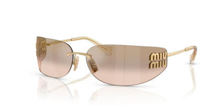 Miu Miu 0MU A51S women Gold Geometric Sunglasses