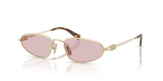 Miu Miu 0MU A52S women Gold Oval Sunglasses