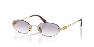 Miu Miu 0MU A54S women Gold Oval Sunglasses