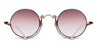 Matsuda 10601h Unisex Rose Gold Round Sunglasses