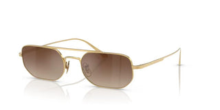 Oliver Peoples 1989C OV 1351S unisex Gold Squared Sunglasses