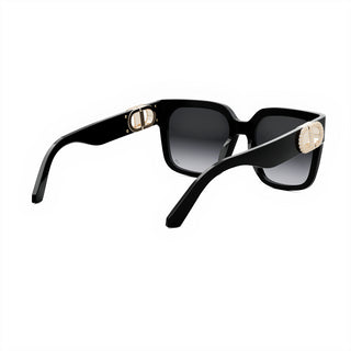 DIOR 30Montaigne S11I women Black Squared Sunglasses