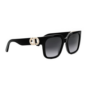 DIOR 30Montaigne S11I women Black Squared Sunglasses