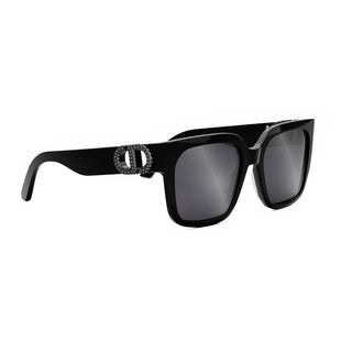 DIOR 30Montaigne S11I women Black Squared Sunglasses