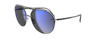 Silhouette ACCENT SHADED 8724 men Black Pilot Sunglasses