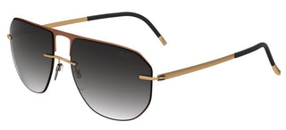 Silhouette ACCENT SHADES 8704 men Rose gold Pilot Sunglasses