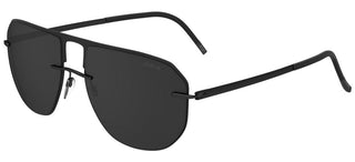 Silhouette ACCENT SHADES 8704 men Black Pilot Sunglasses