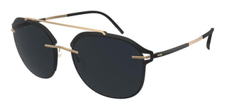 Silhouette ACCENT SHADES 8730 men Black Pilot Sunglasses