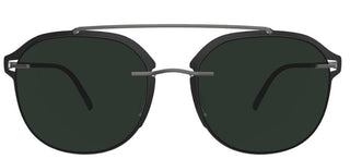 Silhouette ACCENT SHADES 8730 men Black Pilot Sunglasses