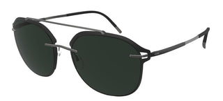 Silhouette ACCENT SHADES 8730 men Black Pilot Sunglasses