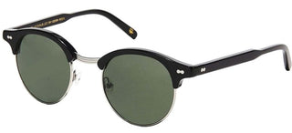 Moscot Aidim Unisex Black Round Sunglasses