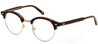 Moscot Aidim Unisex Havana Round Eyeglasses