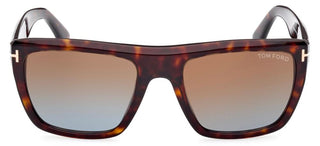 Tom Ford ALBERTO FT 1077 men Havana Squared Sunglasses