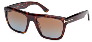 Tom Ford ALBERTO FT 1077 men Havana Squared Sunglasses