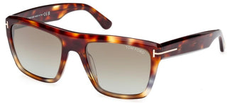 Tom Ford ALBERTO FT 1077 men Havana Squared Sunglasses