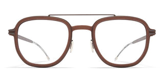 Mykita ALDER unisex Brown Geometric Eyeglasses