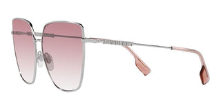 Burberry ALEXIS BE 3143 women Silver Squared Sunglasses