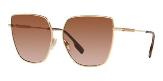 Burberry ALEXIS BE 3143 women Gold Squared Sunglasses