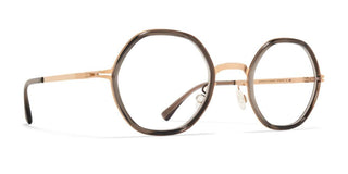 Mykita ALYA unisex Brown Geometric Eyeglasses