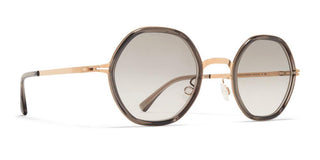 Mykita ALYA unisex Rose gold Round Sunglasses