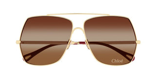 Chloé ALY CH0278S women Gold Oversize Sunglasses