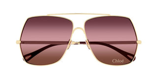 Chloé ALY CH0278S women Gold Oversize Sunglasses