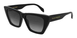 Alexander McQueen AM0299S women Black Cat Eye Sunglasses