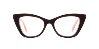 Alexander McQueen AM0305O women Red Cat Eye Eyeglasses