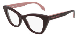 Alexander McQueen AM0305O women Red Cat Eye Eyeglasses