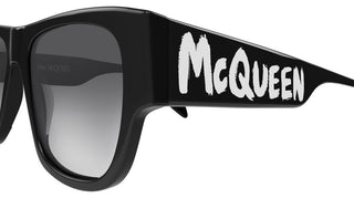 Alexander McQueen AM0328S men Black Geometric Sunglasses