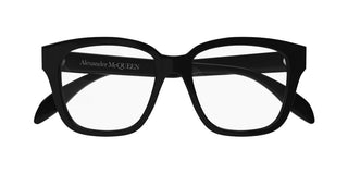 Alexander McQueen AM0333O women Black Visor Eyeglasses