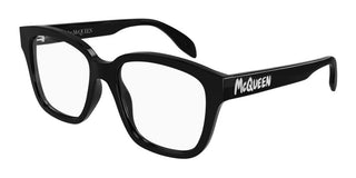 Alexander McQueen AM0333O women Black Visor Eyeglasses