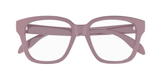 Alexander McQueen AM0333O women Pink Squared Eyeglasses