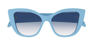 Alexander McQueen AM0347S women Blue Cat Eye Sunglasses